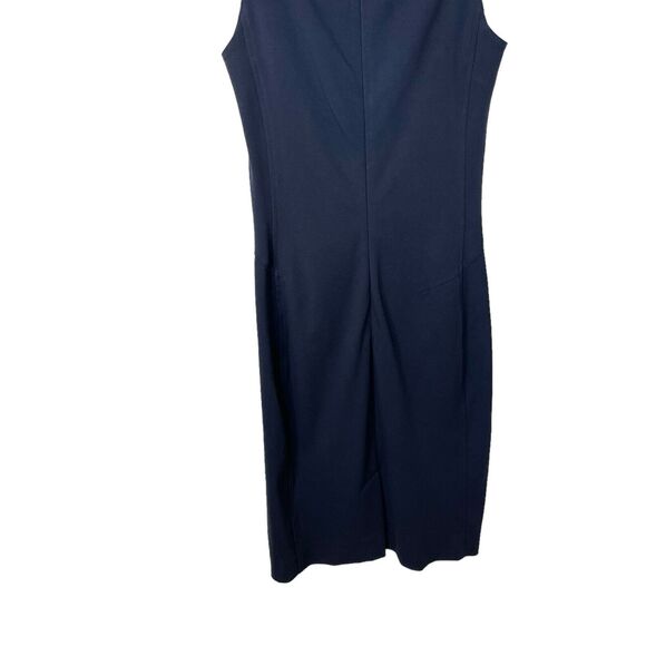 MM LaFleur Lydia Twisted Straps Galaxy Navy Sheath Dress Size 0 - Picture 8 of 10